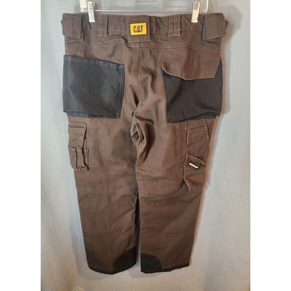 Caterpillar CAT‎ C 172 Trademark Pants Size 36/31  Brown/Black Color - Picture 2 of 6